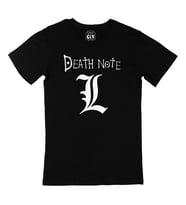 Death Note L Siyah Tişört