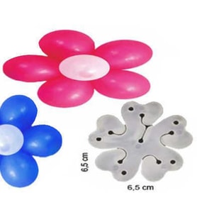 Balon Çiçek Yapma Aparatı Küçük 6,5 cm 6'lı-