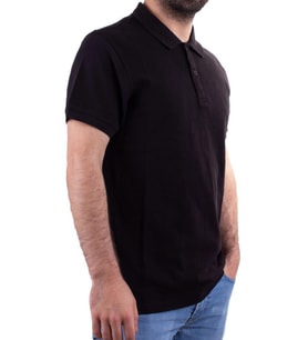Twister Jeans 2277 Siyah Polo Yaka Erkek T-Shirt