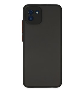 Galaxy A03 Kılıf Montreal Silikon Kapak - Siyah