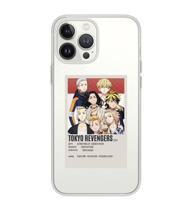 Iphone 12 Pro Uyumlu Tokyo Revengers Poster Tasarımlı Şeffaf Telefon Kılıfı