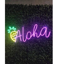 aloha neon led tabela(40x25cm)