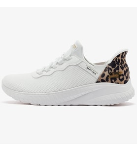 Skechers Bobs Squad Choes Memory Foam Womens Sneaker Hafızalı Taban Lastik Bağcıklı Kadın Günlük Spor Ayakkabı Beyaz