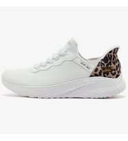Skechers Bobs Squad Choes Memory Foam Womens Sneaker Hafızalı Taban Lastik Bağcıklı Kadın Günlük Spor Ayakkabı Beyaz