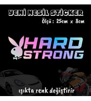hard strong sert ve etkili ön arka cam uyumlu 2adet oto sticker - ışıkta renk değiştiren hologram sticker yapıştırma