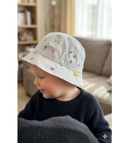 Kitti 0-18 Ay Harf Detaylı Erkek Bebek Fötr Şapka (Gri)