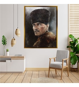 ÇERÇEVELİ ATATÜRK TABLO S426