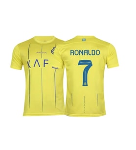 Al-nasrr Fc Ronaldo Yeni Sezon Yetişkin Forması Sarı-Mavi İç Saha