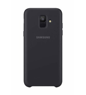 Galaxy A6 2018 ile Uyumlu Çift Katmanlı Arka Kapak Siyah EF-PA600CBEGWW