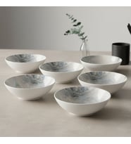 GÜRAL PORSELEN Camelia 6 Parça 15 Cm Bone Kase Takımı - 50