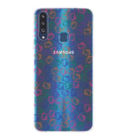 Samsung Galaxy A20s Uyumlu Kapak Hello Kitty Tasarımlı Şeffaf Silikon Kılıf