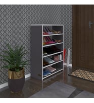 Kenzlife ayakkabılık goya gri 100*70*30 arkalıksız ayakkabı ofis dolabı