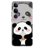 Vivo V40 Lite Kılıf Boutique Baskılı Resimli Milkshake Panda Pcode -058