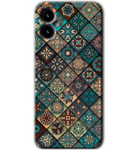Omix X3 Kılıf HD Desen Baskılı Arka Kapak - Mandala Desen