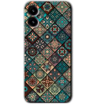 Omix X3 Kılıf HD Desen Baskılı Arka Kapak - Mandala Desen