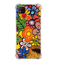 PrintiFy Xiaomi Redmi 10A Uyumlu Retro Color 2 Baskılı Şeffaf Köşe Korumalı Antişok Kılıf