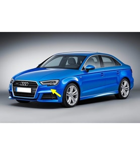 Audi A3 Sedan 2017-2020 Sol Far Yıkama Motoru Kapağı 8V5955275B