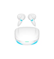 QASUL Kablosuz Oyuncu Kulaklığı G10 Rgb Işıklı Çift Mikrofonlu 3 Modlu Bluetooth 5.2 Yeni Nesi (Beyaz)
