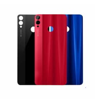 Huawei Honor 8X Arka Pil Batarya Kapak Cam Kırmızı