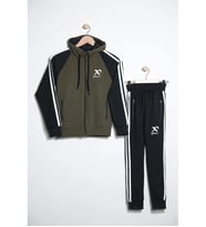 Unisex Dalgıç Kumaş Spor  Çocuk Eşofman Takımı ESF.2525 (Çok Renkli)