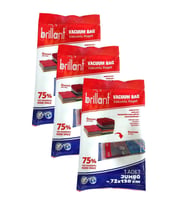 Brillant Vakumlu Hurç, 3lü Set, Jumbo Boy 73x130