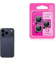Apple iPhone 17 Pro Max İçin Zore CL-06 Kamera Lens Koruyucu Tempered Cam Ekran Koruyucu (Lacivert)
