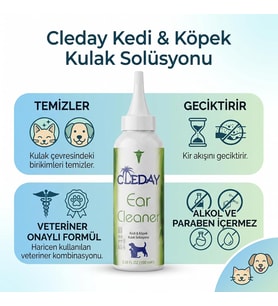 Kedi ve Köpekler için Kulak Temizleme Solüsyonu