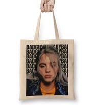 Billie Eilish 03 Bez Çanta Uzun Saplı