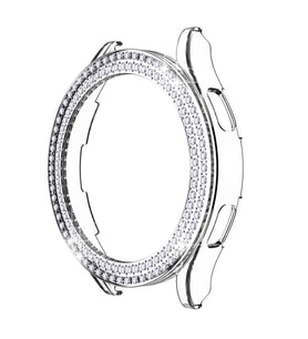Samsung Galaxy Watch 6 44 mm Kenar Taşlı Kasa Koruyucu (Ekran Koruyucusuz) (Renksiz)
