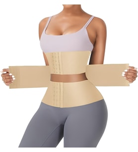 Agraflı Latex Ten Rengi Bel Korse Kum Saati Göbek Bel Basen Premium Toparlayıcı korse