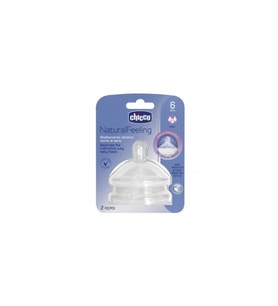 Chicco Naturalfeeling Biberon Emziği 6 Ay+ Hızlı Akış 2li