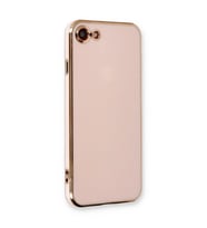 Apple İphone 7 Kılıf Volet Silikon - Pembe