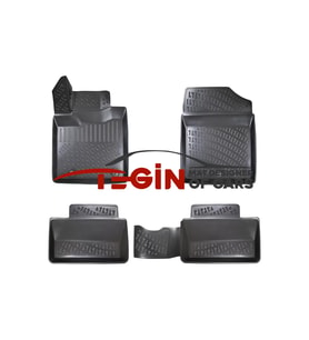 Hyundai İ10 2013-2019 3D Havuzlu Paspas Siyah