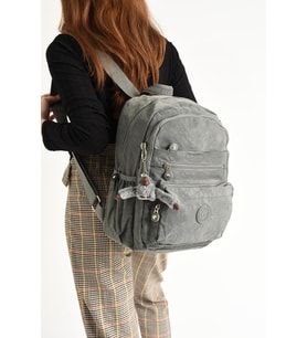 Ultra Hafif Orta Boy Sırt Çantası Çok Cepli Unisex Gri (Model: 571-4B)