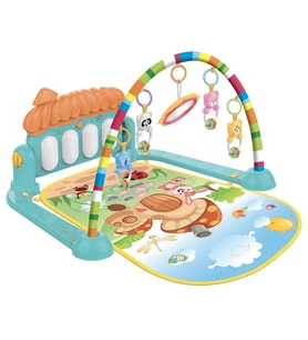 TOMMYBABY Oyun Halısı Sevimli Piyanolu Sesli Işıklı Aynalı Oyun Halısı Bebek Yenidoğan 60 X 75