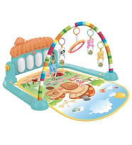 TOMMYBABY Oyun Halısı Sevimli Piyanolu Sesli Işıklı Aynalı Oyun Halısı Bebek Yenidoğan 60 X 75