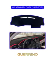 VOLKSWAGEN Golf 6 (2008-2012)TORPİDO KORUMA HALISI MAVİ KENAR
