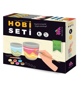 HOBİ Alçı Boyama Seti Çiftli 5+ Yaş 1 Oyuncu