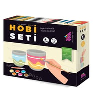 HOBİ Alçı Boyama Seti Çiftli 5+ Yaş 1 Oyuncu