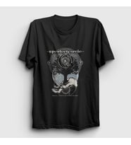 Presmono Unisex Siyah San Antonio A Perfect Circle T-Shirt 455750tt