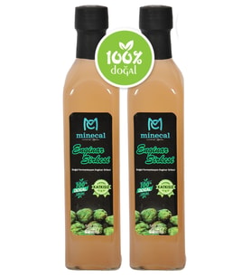 Minecal Enginar Sirkesi 2x500 ml – %100 Katkısız Doğal  Şekersiz  Koruyucu Içermez