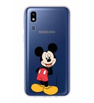 Samsung Galaxy A2 Core  Kapak Mickey Mouse Tasarımlı Şeffaf Silikon Kılıf
