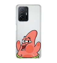 Redmi Mi 11T/Mi 11T Pro Uyumlu Patrick Star Desenli Şeffaf Telefon Kılıfı