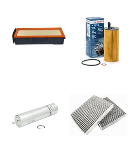 Bosch Filtre Bakım Seti BMW 6 SERİSİ F12 F13 640 Dizel 2011+ Hava + Yağ F + Yakıt F. + Polen Bosch