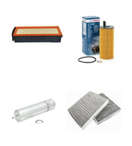 Bosch Filtre Bakım Seti BMW 6 SERİSİ F12 F13 640 Dizel 2011+ Hava + Yağ F + Yakıt F. + Polen Bosch