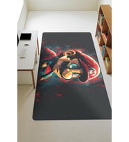 Modern Dijital Baskı Kaymaz Taban Çocuk ve Genç Odası Halısı H0589