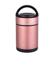 Pembe 304 Çelik 1800 ml Vakum Yemek Mama Saklama Termosu Sefertası cin725pm