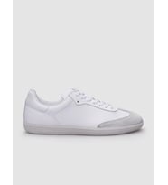 %100 Hakiki Deri Beyaz Bağcıklı Erkek Sneaker