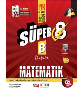 NİTELİK 8. SINIF YENİ NESİL SÜPER MATEMATİK (B) SORU BANKASI