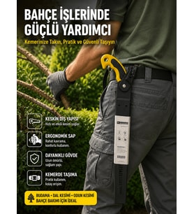 Dal Budama İçin Güçlü Kesim Sağlayan Bahçe Bıçkısı